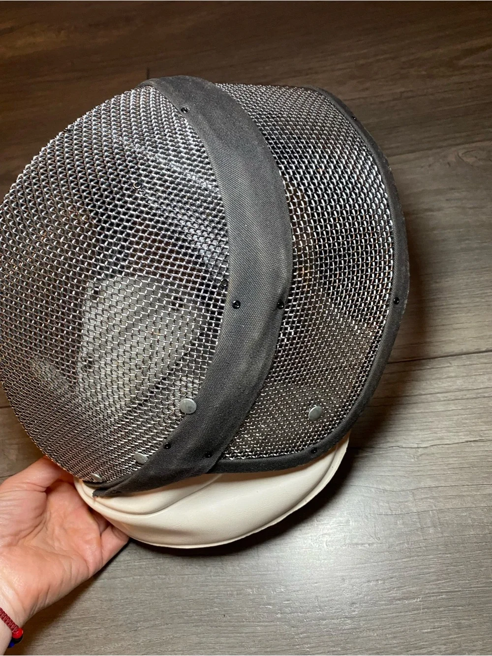 Vintage American Castello NYC Fencing Mask with White Bib - Protective Headgear